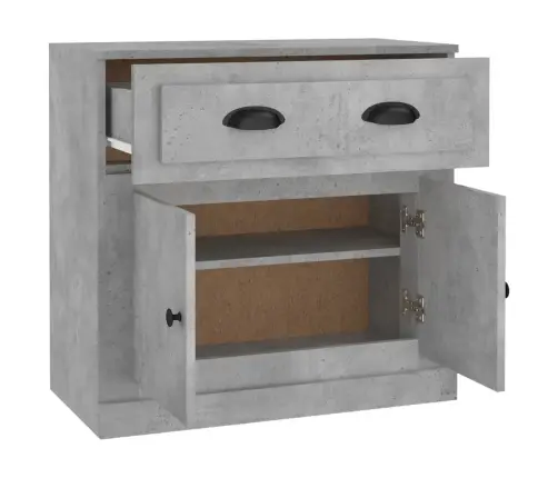 Puhvetkapp, Betoonhall, 70 X 35,5 X 67,5 cm Tehispuit