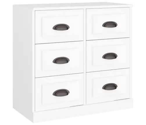 Kumode, 70X35,5X67,5 Cm, Inženierijas Koks, Balta Vidaxl