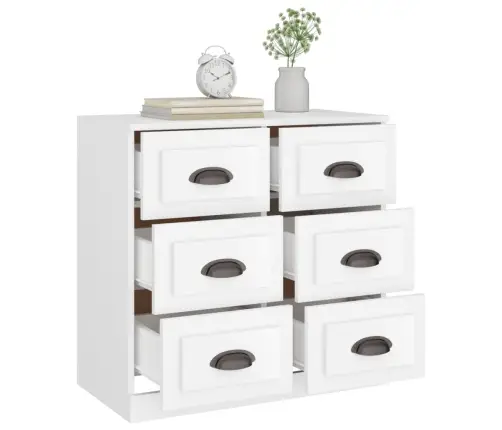 Kumode, 70X35,5X67,5 Cm, Inženierijas Koks, Balta Vidaxl