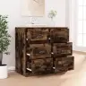 Kumode, Ozolkoka Krāsa, 70X35,5X67,5 Cm, Inženierijas Koks Vidaxl