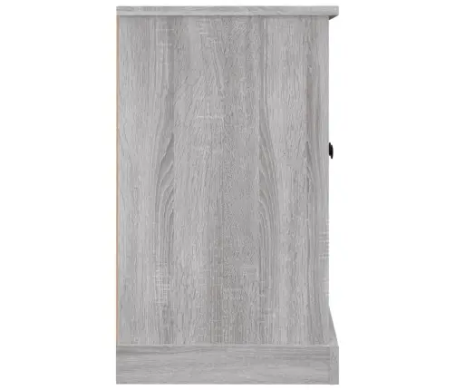 Kumode, Pelēka Ozolkoka, 100X35,5X60 Cm, Inženierijas Koks Vidaxl