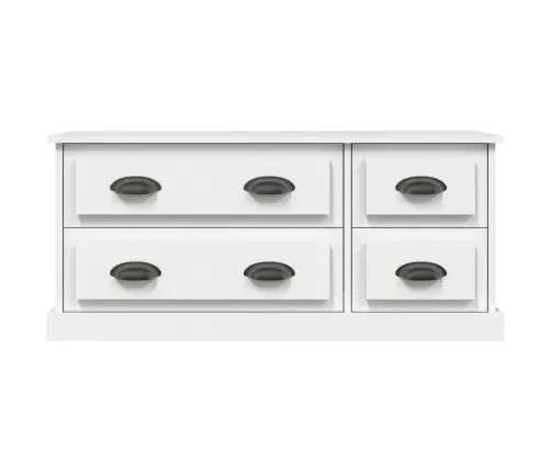 Tv Skapītis, 100X35,5X45 Cm, Inženierijas Koks, Balts Vidaxl