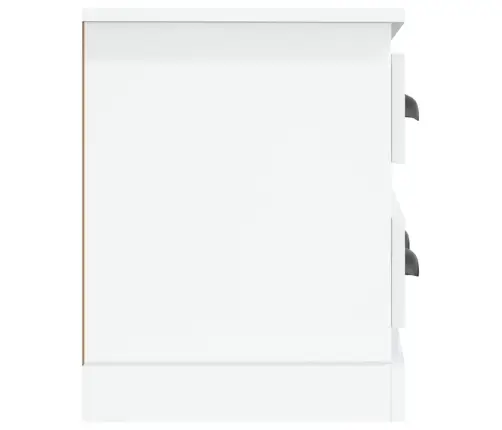 Televizoriaus Spintelė, Balta, 100X35,5X45cm Mediena, Blizgi Televizoriaus Spintelė, Balta, 100X35,5X45cm Mediena, Blizgi