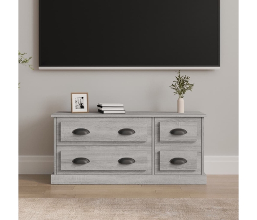 Tv Skapītis, Pelēka Ozolkoka, 100X35,5X45 Cm, Inženierijas Koks Vidaxl