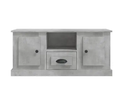 Tv Skapītis, Betona Pelēks, 100X35,5X45 Cm, Inženierijas Koks Vidaxl