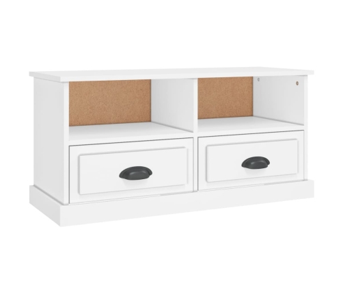 Tv Skapītis, 93X35,5X45 Cm, Inženierijas Koks, Balts Vidaxl