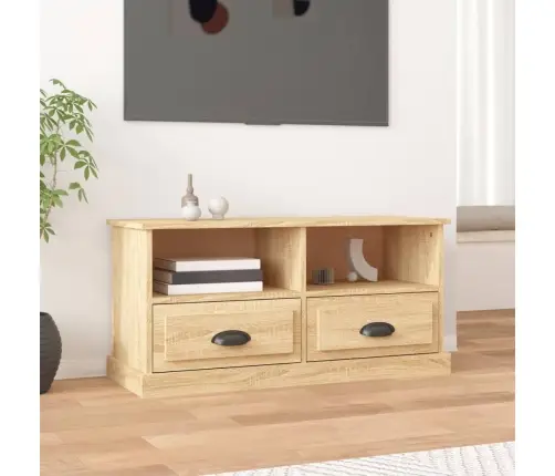 Tv Skapītis, Sonomas Ozolkoka, 93X35,5X45 Cm, Inženierijas Koks Vidaxl