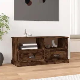 Televizoriaus Spintelė, Dūminio Ąžuolo, 93X35,5X45cm Mediena