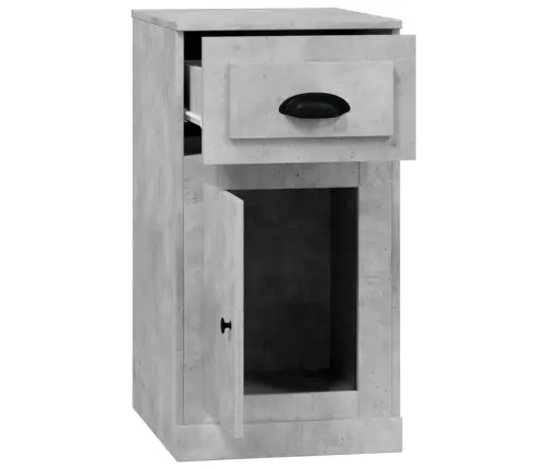 Šoninė Spintelė Su Stalčiumi, Betono Pilka, 40X50X75cm Mediena