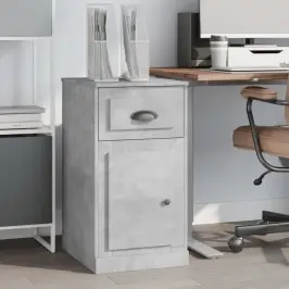 Šoninė Spintelė Su Stalčiumi, Betono Pilka, 40X50X75cm Mediena