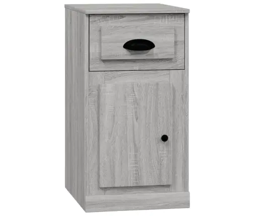 Šoninė Spintelė Su Stalčiumi, Pilka Ąžuolo, 40X50X75cm Mediena