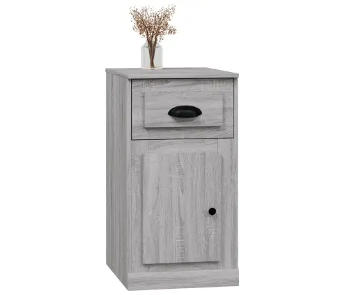 Šoninė Spintelė Su Stalčiumi, Pilka Ąžuolo, 40X50X75cm Mediena