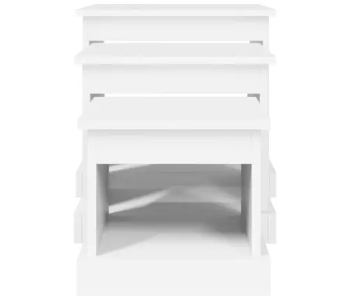 Kafijas Galdiņi, 3 Gab., Balti, Inženierijas Koks Vidaxl Kafijas Galdiņi, 3 Gab., Balti, Inženierijas Koks Vidaxl