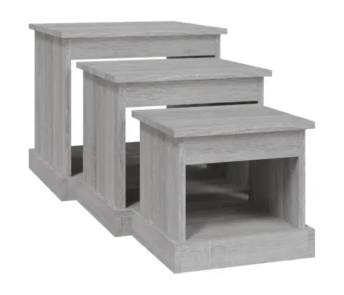 Kohvilaud 3 Tk, Hall Sonoma Tamm, Tehispuit