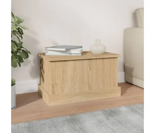 Kaste, Ozolkoka Krāsa, 50X30X28 Cm, Inženierijas Koks Vidaxl