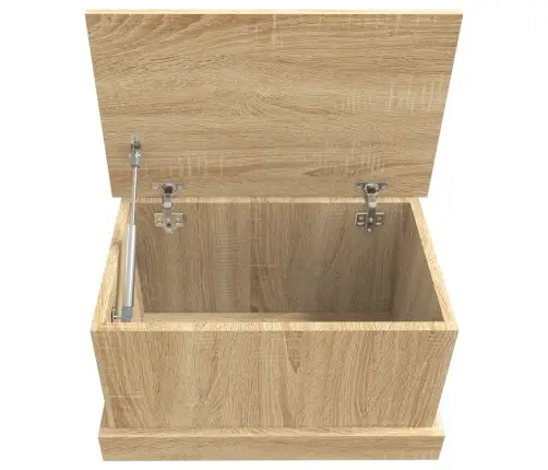 Kaste, Ozolkoka Krāsa, 50X30X28 Cm, Inženierijas Koks Vidaxl