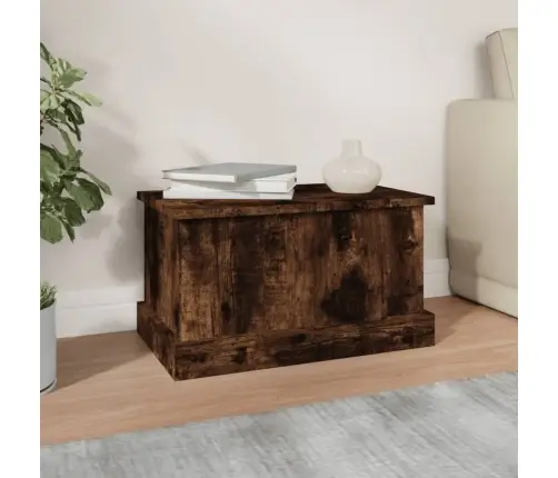 Daiktadėžė, Dūminio Ąžuolo, 50X30X28cm Apdirbta Mediena