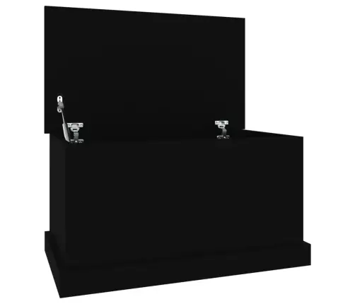 Daiktadėžė, Juodos Spalvos, 70X40X38cm Apdirbta Mediena