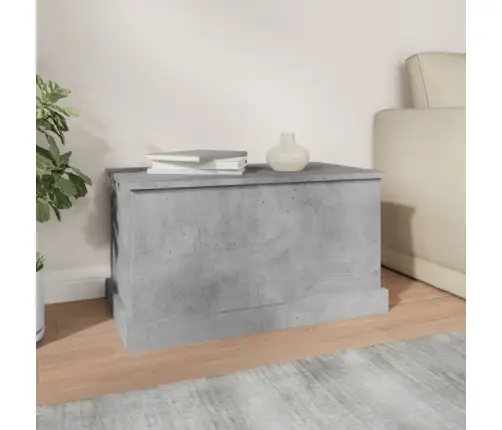 Uzglabāšanas Kaste, Pelēka, 70X40X38 Cm, Inženierijas Koks Vidaxl