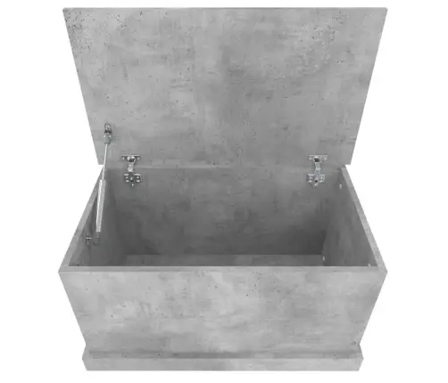 Uzglabāšanas Kaste, Pelēka, 70X40X38 Cm, Inženierijas Koks Vidaxl