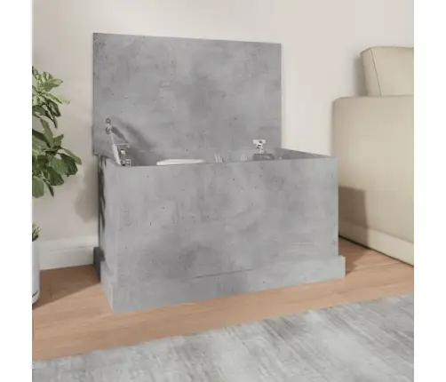 Uzglabāšanas Kaste, Pelēka, 70X40X38 Cm, Inženierijas Koks Vidaxl