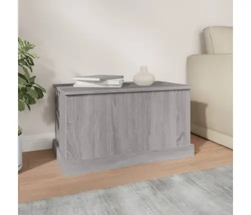 Uzglabāšanas Kaste, 70X40X38 Cm, Inženierijas Koks, Pelēka Vidaxl