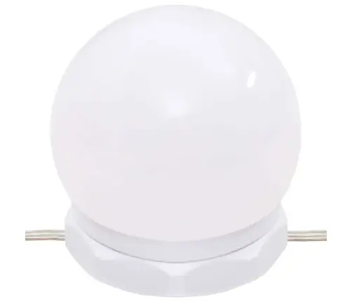 Spoguļgaldiņa Komplekts, Led, 90X50X132,5 Cm, Inženierijas Koks Vidaxl