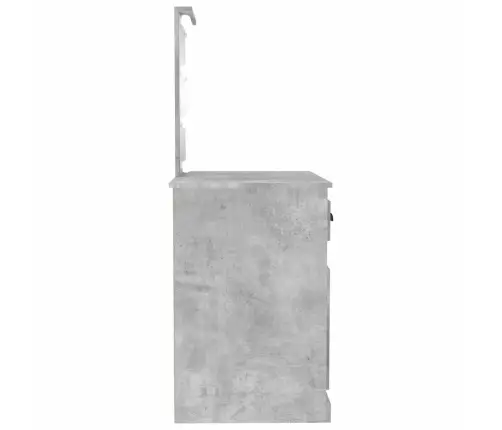Tualettlaud Led-Iga, Betoonhall, 90 X 50 X 132,5 cm Tehispuit