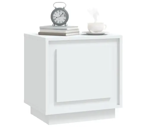 Naktsskapīši, 2 Gab., 44X35X45 Cm, Inženierijas Koks, Balti Vidaxl
