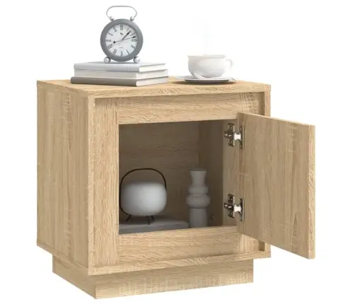 Naktsskapīši, 2 Gb., Ozola Krāsā, 44X35X45Cm, Inženierijas Koks Vidaxl
