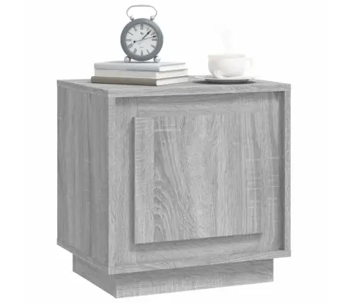 Naktsskapītis, Pelēks, 44X35X45 Cm, Inženierijas Koks Vidaxl Naktsskapītis, Pelēks, 44X35X45 Cm, Inženierijas Koks Vidaxl
