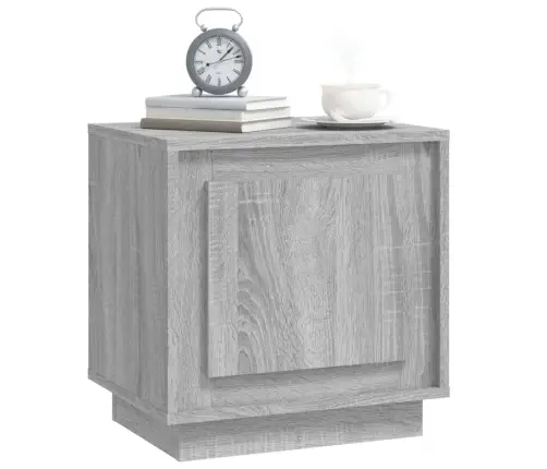 Naktsskapīši, 2 Gab., Pelēcīgi, 44X35X45 Cm, Inženierijas Koks Vidaxl