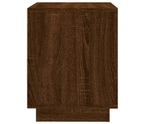 Naktsgaldiņš, Ozolkoka, 44X35X45 Cm, Inženierijas Koks Vidaxl