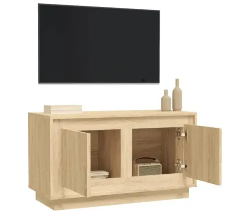 Tv Skapītis, Ozolkoka Krāsa, 80X35X45 Cm, Inženierijas Koks Vidaxl