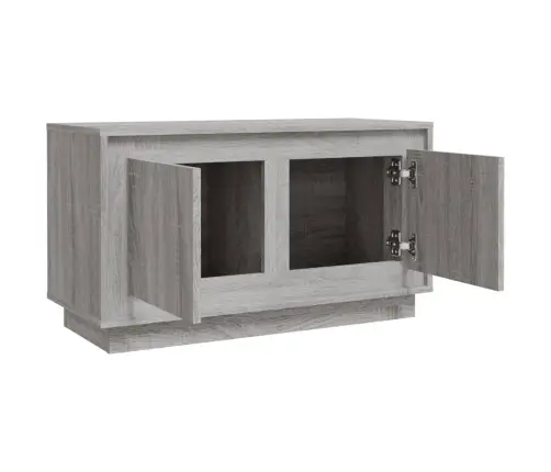 Tv Plaukts, Pelēka Ozola, 80X35X45 Cm, Inženierijas Koks Vidaxl