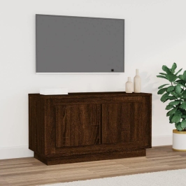 Telerikapp, Pruun Tamm, 80X35X45 cm Tehispuit
