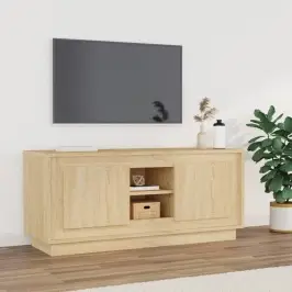 Televizoriaus Spintelė, Ąžuolo, 102X35X45cm Apdirbta Mediena