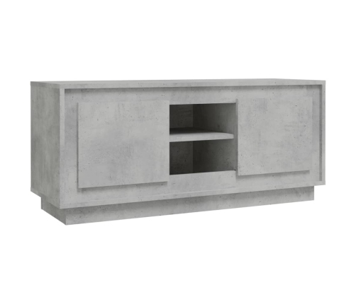 Tv Skapītis, Betonpelēks, 102X35X45 Cm, Inženierijas Koks Vidaxl