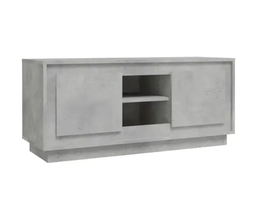 Televizoriaus Spintelė, Betono Pilka, 102X35X45cm Mediena