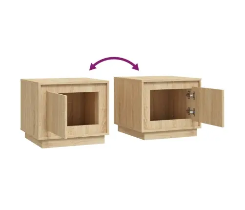 Kohvilaud, Sonoma Tamm, 51X50X44 cm Tehispuit Kohvilaud, Sonoma Tamm, 51X50X44 cm Tehispuit