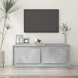 Kafijas Galdiņš, Betona Pelēks, 102X50X44 Cm, Inženierijas Koks Vidaxl