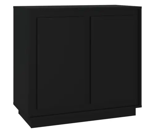 Puhvetkapp, Must, 80 X 34 X 75 cm Tehispuit