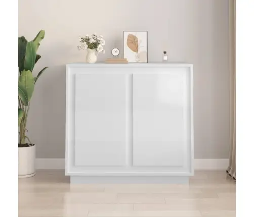 Skapītis, 80X34X75 Cm, Inženierijas Koks, Spīdīgi Balts Vidaxl Skapītis, 80X34X75 Cm, Inženierijas Koks, Spīdīgi Balts Vidaxl