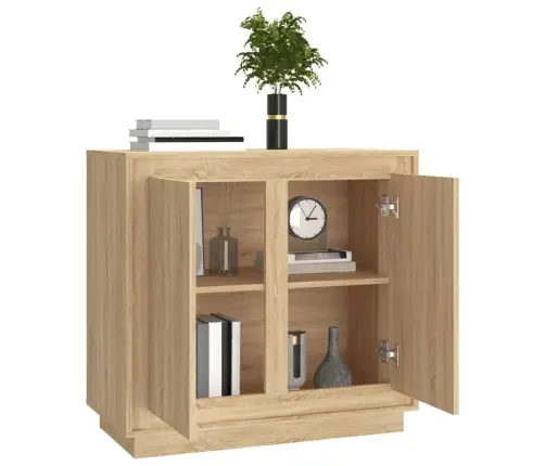 Skapītis, 80X34X75 Cm, Inženierijas Koks, Ozolkoka Krāsā Vidaxl