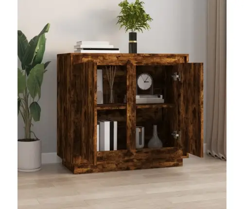 Skapītis, 80X34X75 Cm, Inženierijas Koks, Ozolkoka Krāsa Vidaxl