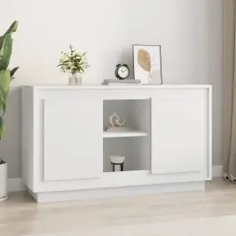 Kumode, 102X35X60 Cm, Inženierijas Koks, Balta Vidaxl