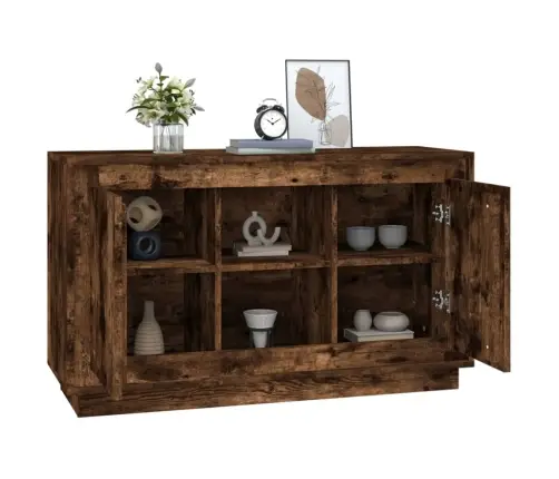 Puhvetkapp, Suitsutatud Tamm, 102 X 35 X 60 cm Tehispuit