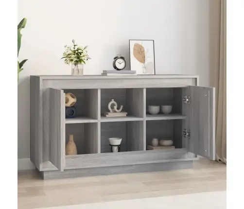 Kumode, Pelēka Ozolkoka, 102X35X60 Cm, Inženierijas Koks Vidaxl