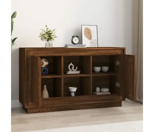 Kumode, Ozolkoka Krāsa, 102X35X60 Cm, Inženierijas Koks Vidaxl