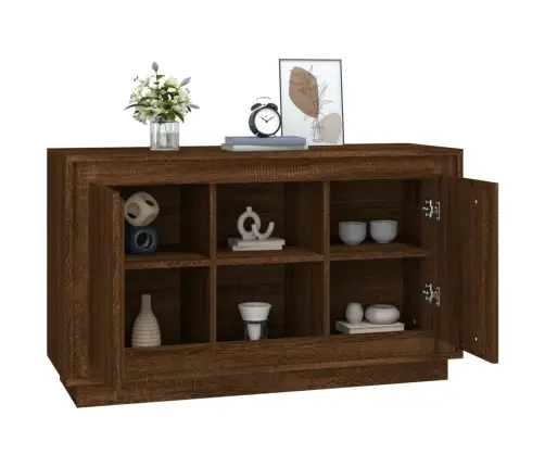 Kumode, Ozolkoka Krāsa, 102X35X60 Cm, Inženierijas Koks Vidaxl